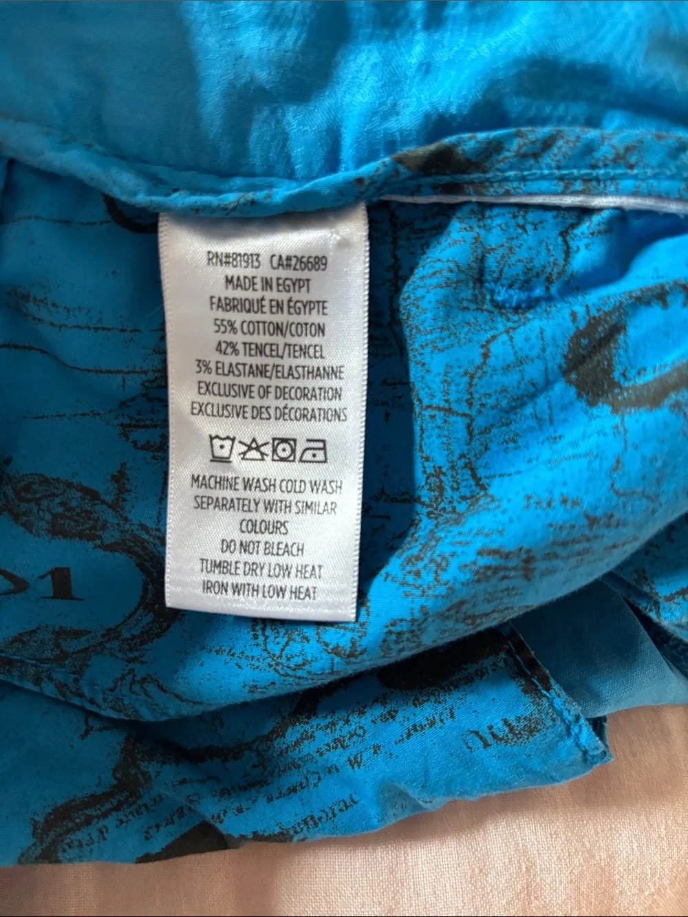 Robert Graham white trim Teal Turquoise Blue Shorts 34 leather label Classic Fit